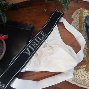 Virile button pouch jockstrap